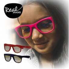 Real Shades Screen Shades for Youth - Ages 7+, Unbreakable. Blue Light, Reduce Eye Strain